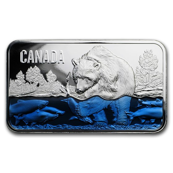 2018 Canada 1 oz Silver $25 Salmon Run 2018 Canada 1 oz Silver $25 Salmon Run
