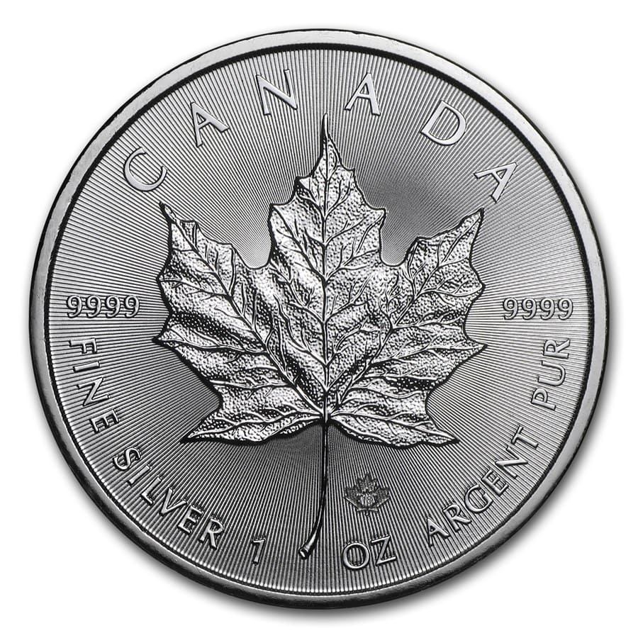 Canada Super Leaf Silver Coin pulled from mint tube 2015 1.5 Oz 