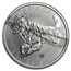 2018 Canada 1 oz Silver Predator Series Wolf (Abrasions)