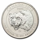 2018 Canada 3/4 oz Silver Wolverine BU