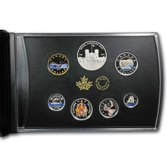 2018 Canada Classic Canadian Coins Proof Set (Colorized) 2018 Canada Classic Canadian Coins Proof Set (Colorized)