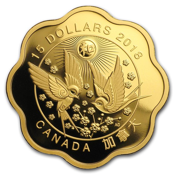 2018 Canada Silver $15 Blessings of Harmony Proof 2018 Canada Silver $15 Blessings of Harmony Proof