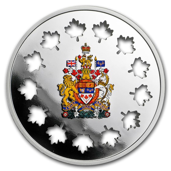 2018 Canada Silver $30 Evolving a Nation Maple Cut-out 2018 Canada Silver $30 Evolving a Nation Maple Cut-out