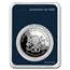 2018 Chad 1 oz Silver Mandala Rhino (MintDirect® Premier Single)