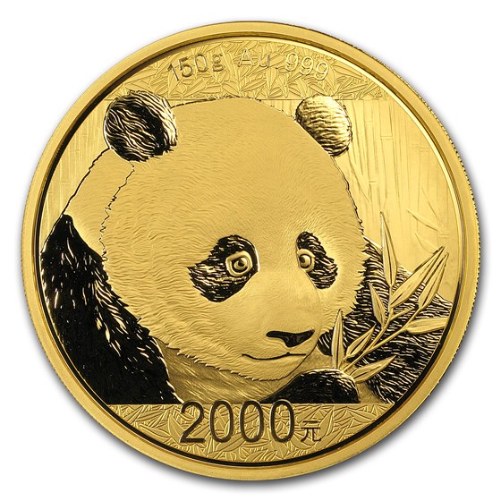 2018 China 150 gram Gold Panda Proof (w/Box & COA) 2018 China 150 gram Gold Panda Proof (w/Box & COA)
