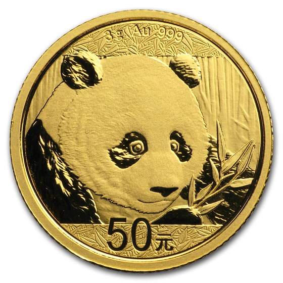 2018 China 3 gram Gold Panda BU (Sealed) 2018 China 3 gram Gold Panda BU (Sealed)