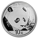 2018 China 30 gram Silver Panda BU (In Capsule)