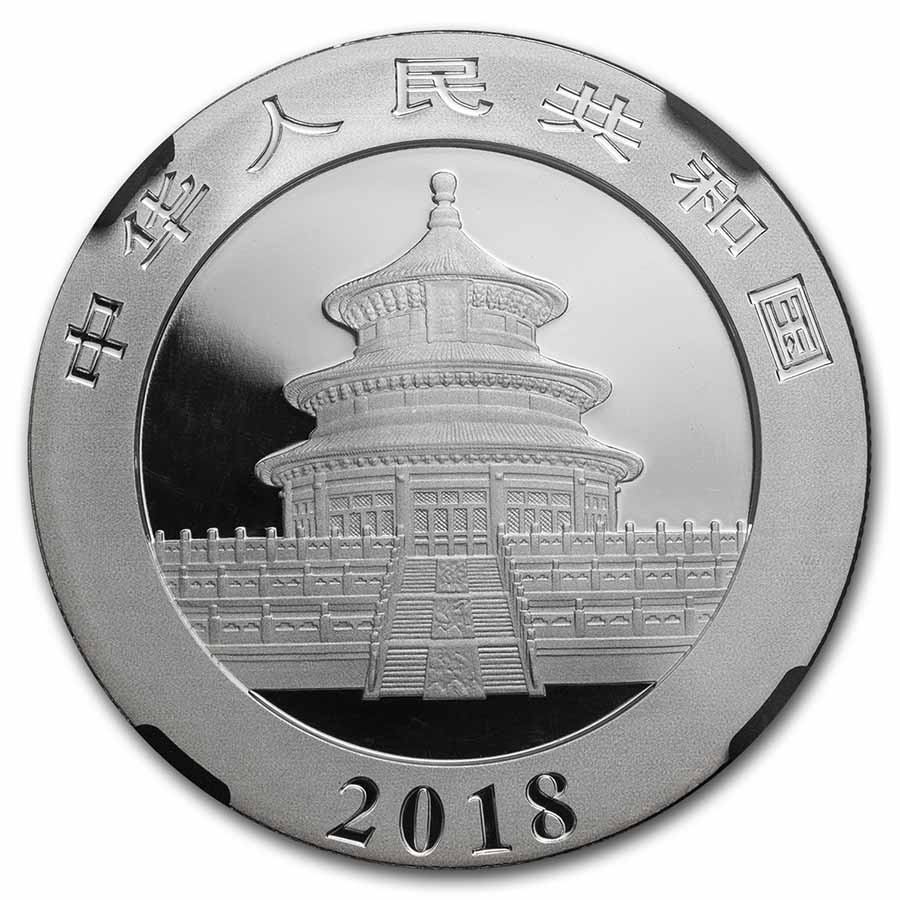 Buy 2018 China 30 gram Silver Panda MS-70 NGC (FDI, Cheng Chao