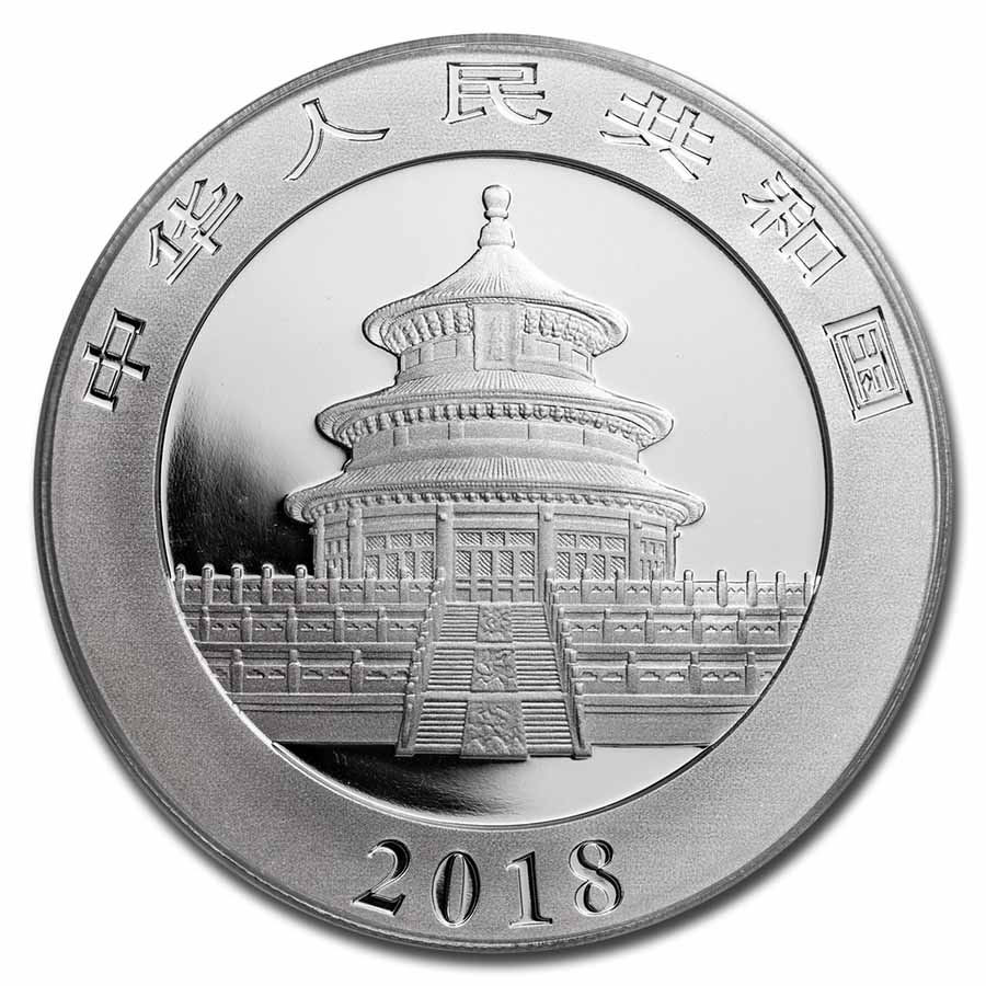 Buy 2018 China 30 gram Silver Panda MS-70 PCGS (FS, Yin-Yang) | APMEX