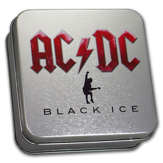 Buy 2018 Cook Islands 2 oz Silver AC/DC Black Ice Proof | APMEX