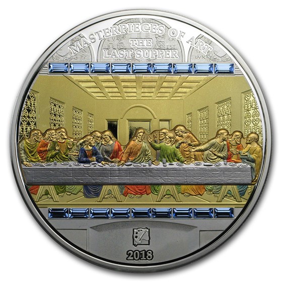 2018 Cook Islands Gold/Silver the Last Supper Proof 2018 Cook Islands Gold/Silver the Last Supper Proof