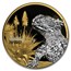 2018 Cook Islands Proof Silver $5 Shades of Nature Lizard