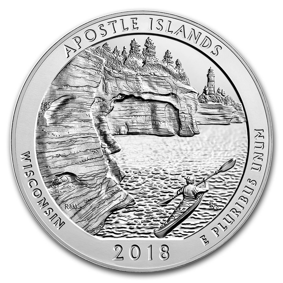 2018-D ATB Quarter Apostle Islands National Lakeshore BU