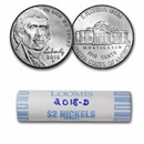 2018-D Jefferson Nickel 40-Coin Roll BU