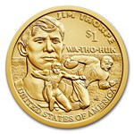 2018-D Native Amer $1 - Jim Thorpe BU