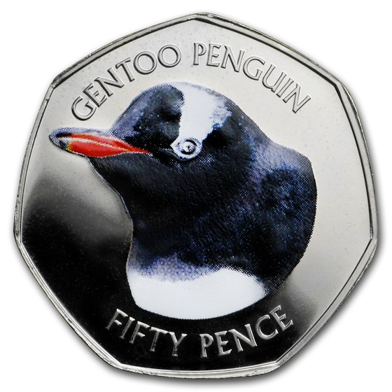 2018 Falkland Islands Cupro Nickel - Gentoo Penguin 2018 Falkland Islands Cupro Nickel - Gentoo Penguin