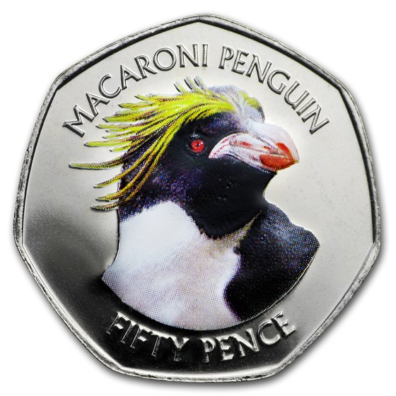 2018 Falkland Islands Cupro Nickel - Macaroni Penguin 2018 Falkland Islands Cupro Nickel - Macaroni Penguin