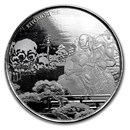 2018 Fiji 1 oz Silver Samurai BU