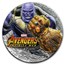 2018 Fiji 2 oz Silver Avengers Infinity War Thanos (Antiqued)