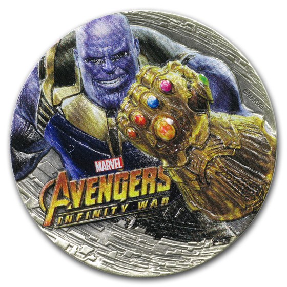 Buy 2018 Fiji 2 oz Silver Avengers Infinity War Thanos (Coin Only) | APMEX