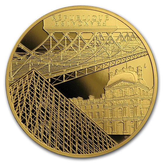 2018 France 1/4 oz Proof Gold UNESCO (Louvre & Pont des Arts) 2018 France 1/4 oz Proof Gold UNESCO (Louvre & Pont des Arts)