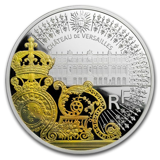 2018 France 5 oz Prf Silver Treasures of Paris Gate of Versailles 2018 France 5 oz Prf Silver Treasures of Paris Gate of Versailles
