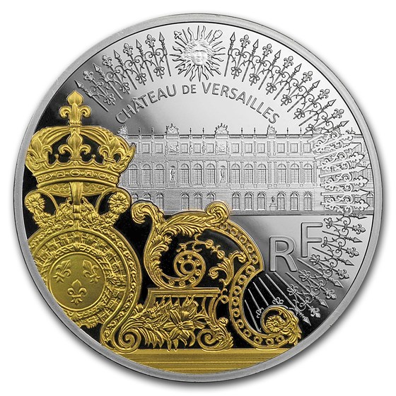 2018 France Prf Silver €10 Treasures of Paris: Gate of Versailles 2018 France Prf Silver €10 Treasures of Paris: Gate of Versailles