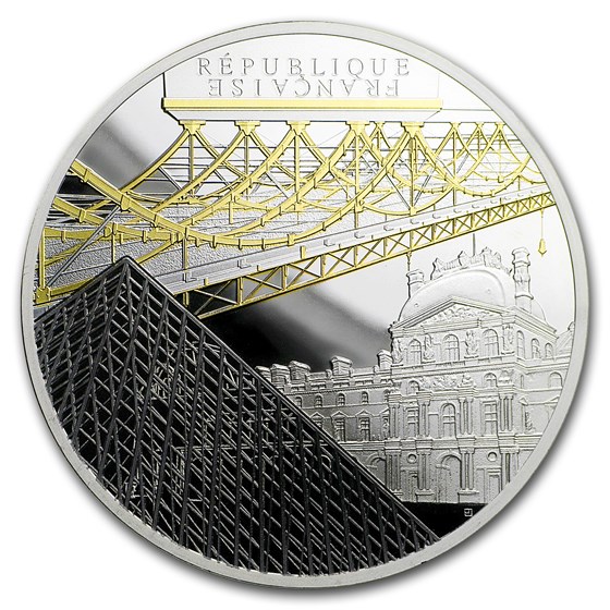 2018 France Silver €10 UNESCO (Louvre & Pont des Arts) 2018 France Silver €10 UNESCO (Louvre & Pont des Arts)