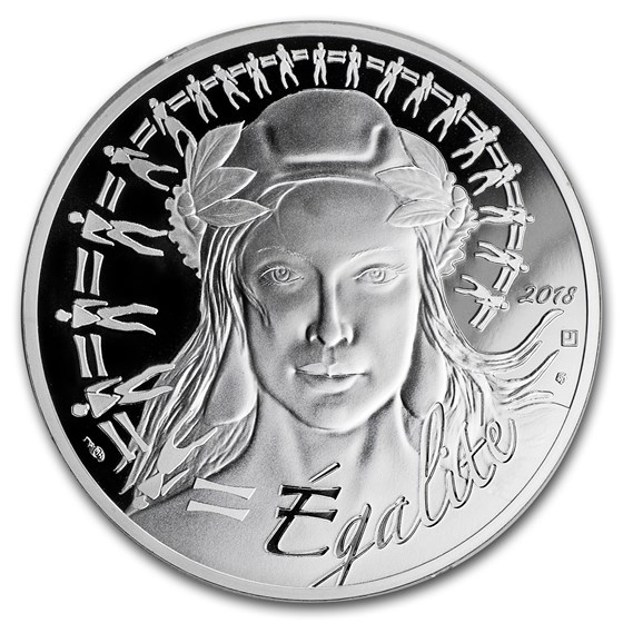2018 France Silver €20 Marianne Proof (Face Value Coin) 2018 France Silver €20 Marianne Proof (Face Value Coin)