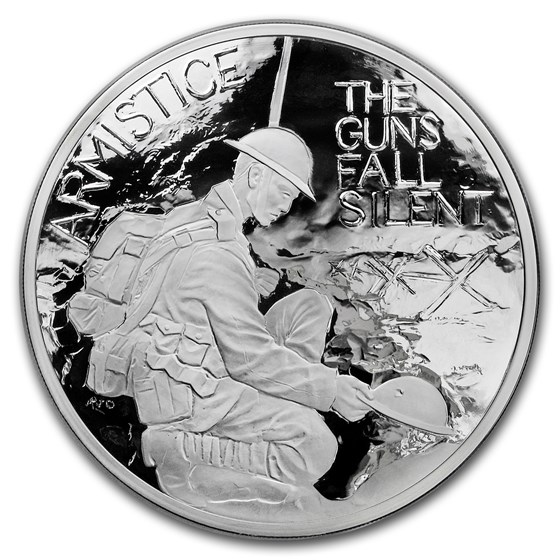 2018 GB 1 kilo Silver 100th Anniv First World War Armistice Proof 2018 GB 1 kilo Silver 100th Anniv First World War Armistice Proof