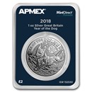 2018 GB 1 oz Silver Year of the Dog (MintDirect® Premier Single)