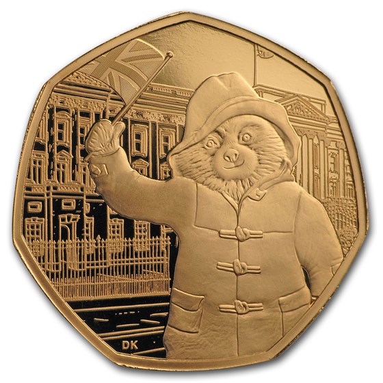 2018 GB 50p Gold 60th Anniv Paddington Bear (Buckingham Palace) 2018 GB 50p Gold 60th Anniv Paddington Bear (Buckingham Palace)
