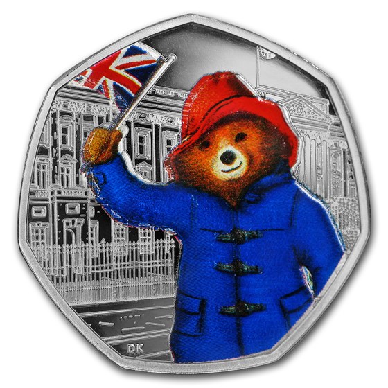 2018 GB 50p Silver 60th Anniv Paddington Bear (Buckingham Palace) 2018 GB 50p Silver 60th Anniv Paddington Bear (Buckingham Palace)