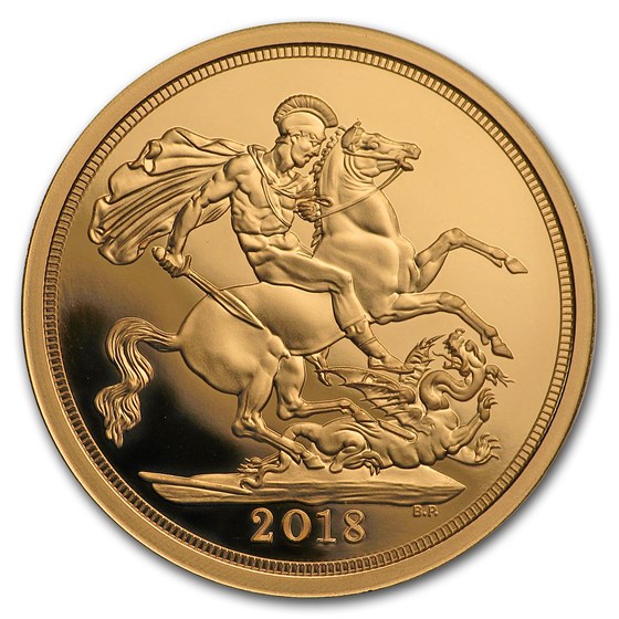 2018 GB Gold Celebration Sovereign - Prince George 5th Birthday 2018 GB Gold Celebration Sovereign - Prince George 5th Birthday