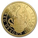2018 GB Proof 1 oz Gold Queen's Beasts Dragon (w/Box & COA)