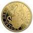 2018 GB Proof 1 oz Gold Queen's Beasts Dragon (w/Box & COA)