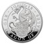 2018 GB Proof 10 oz Silver Queen's Beasts Dragon (Box & COA)