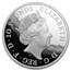 2018 GB Proof 5 oz Silver Queen's Beasts Bull (w/Box & COA)