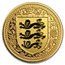 2018 Gibraltar 1 oz Gold Royal Arms of England Colorized (Black)