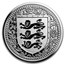 2018 Gibraltar 1 oz Silver Royal Arms of England Proof (Black)