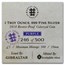 2018 Gibraltar 1 oz Silver Royal Arms of England Proof (Purple)