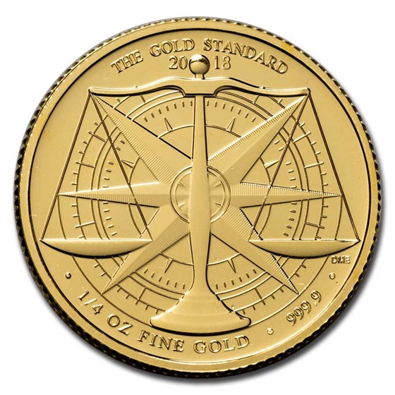 2018 Great Britain 1/4 oz Gold The Gold Standard BU 2018 Great Britain 1/4 oz Gold The Gold Standard BU