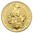 2018 Great Britain 1 oz Gold Queen's Beasts The Bull