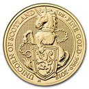 2018 Great Britain 1 oz Gold Queen's Beasts The Unicorn