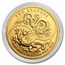 2018 Great Britain 1 oz Gold Two Dragons BU