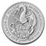 2018 Great Britain 1 oz Platinum Queen's Beasts The Dragon