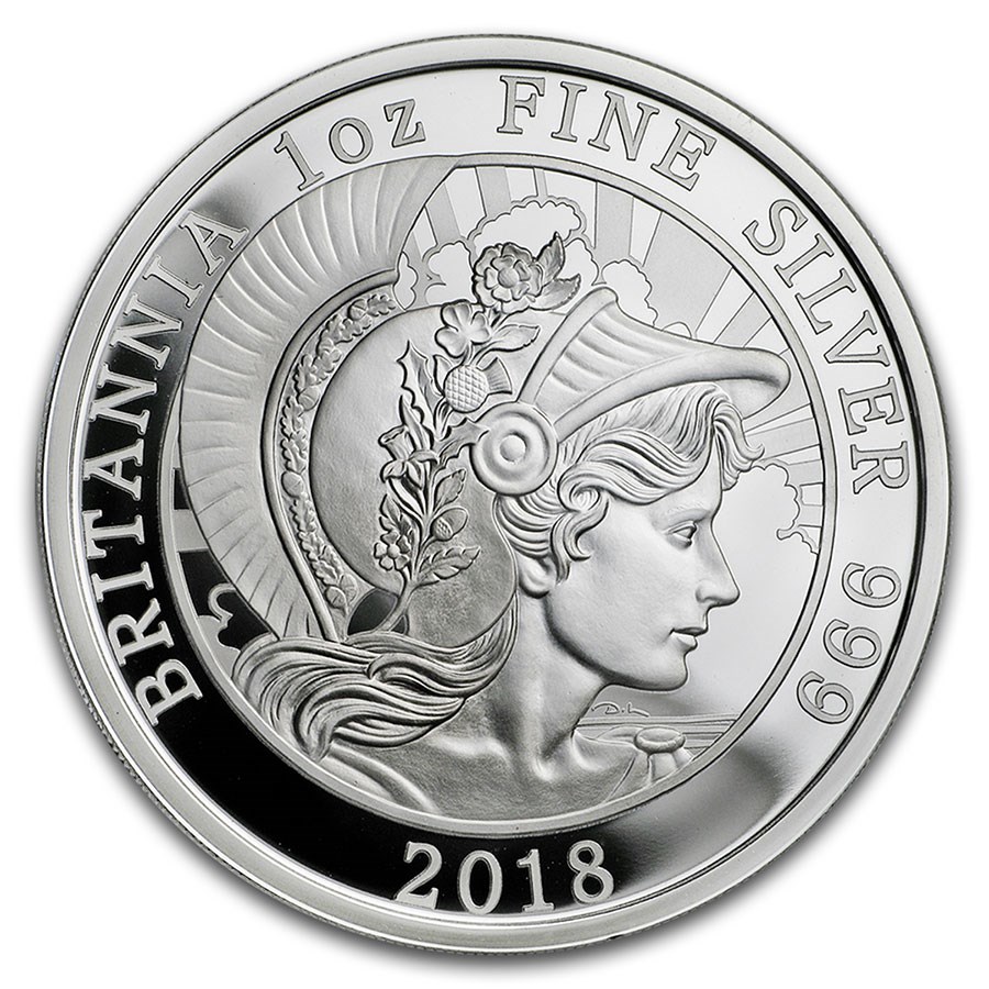 Britain Silver Coin Buy 2018 Great Britain 1 oz Proof Silver Britannia (Coin Only) | APMEX