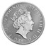 2018 Great Britain 10 oz Silver Queen's Beasts The Dragon