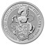 2018 Great Britain 2 oz Silver Queen's Beasts The Unicorn