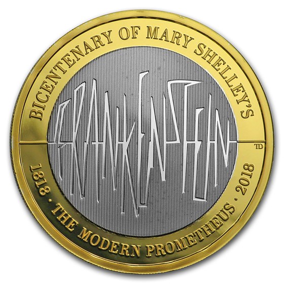 2018 Great Britain £2 Silver Proof Frankenstein 200th Anniversary 2018 Great Britain £2 Silver Proof Frankenstein 200th Anniversary